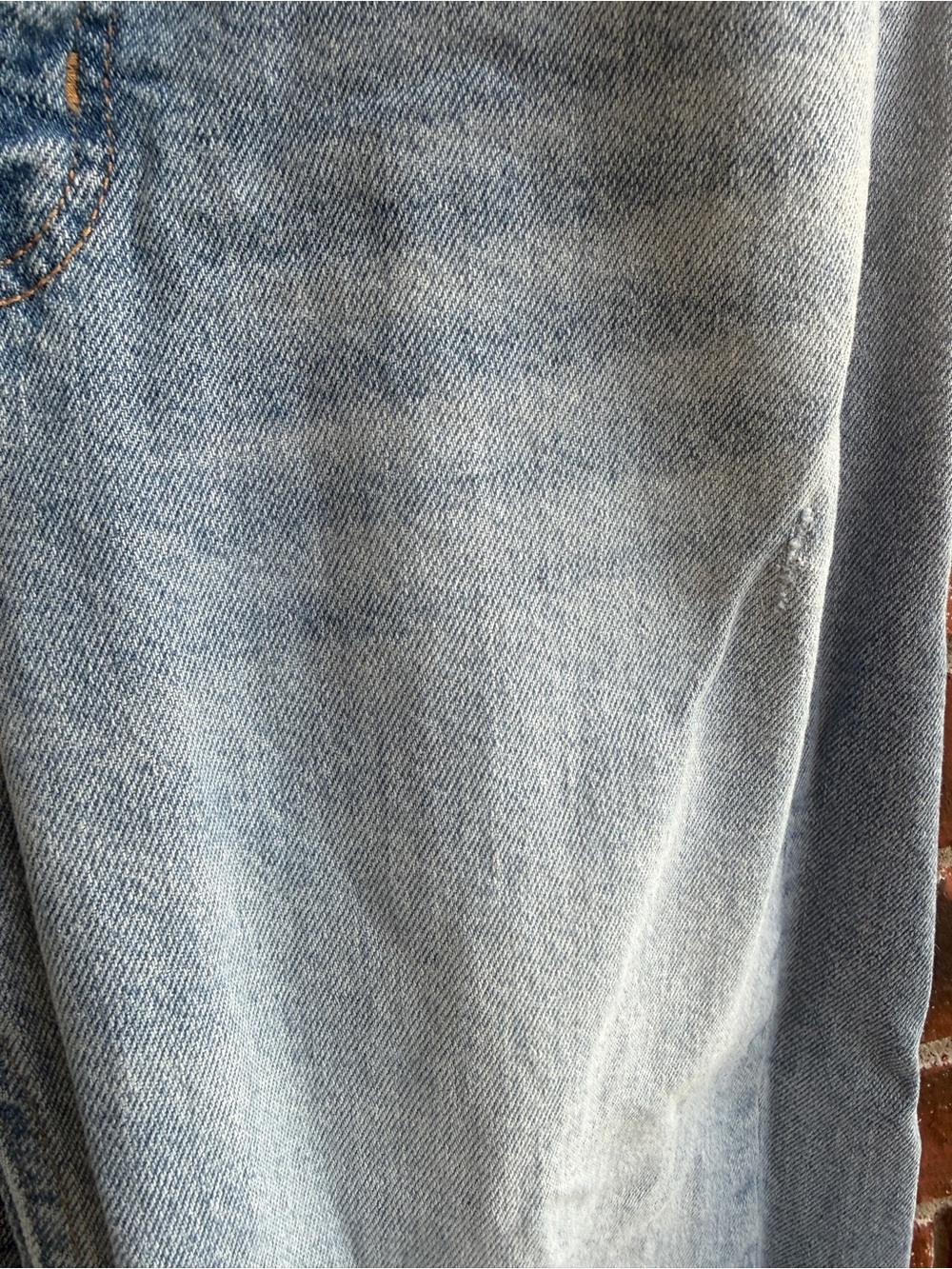 Old Navy Light Wash Extra High-Rise Sky-Hi Wide Leg Jeans - Picture 6 of 6